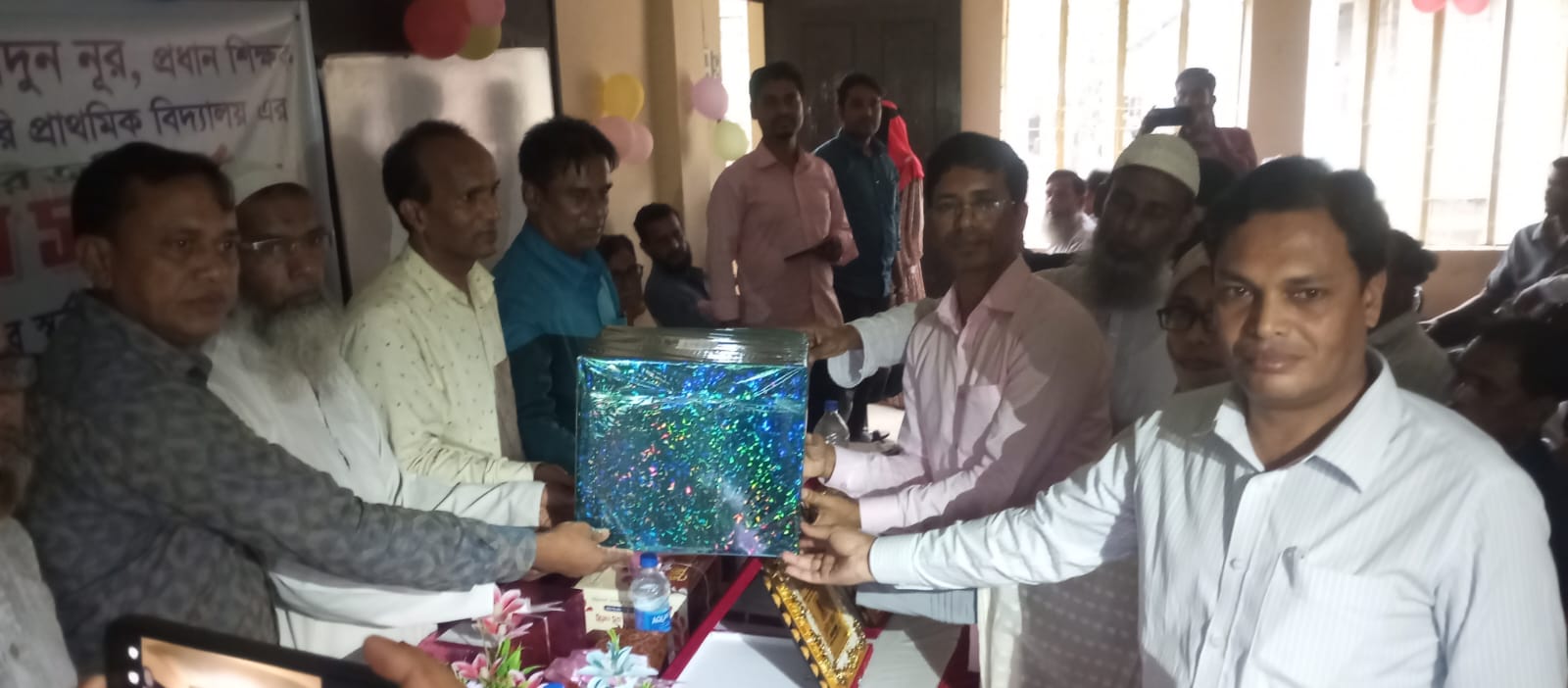 ব্রাহ্মণবাড়িয়া বিজয়নগরে নিদারাবাদ সরকারি প্রাথমিক বিদ্যালয়ের প্রধান শিক্ষক জনাব মোঃ আবদুন নূর এর বিদায় ও প্রধান শিক্ষক দায়িত্ব গ্রহণ আবু হানিফ মাস্টার