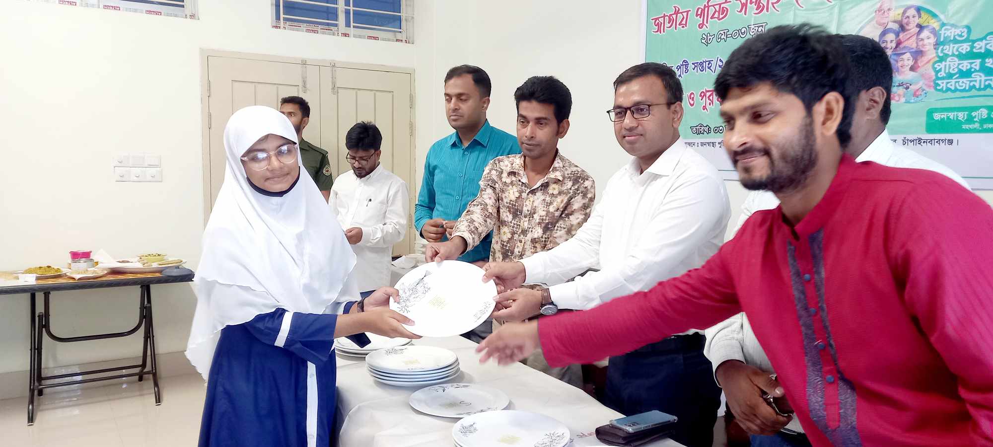 গোমস্তাপুরে জাতীয় পুষ্টি সপ্তাহের সমাপনী 