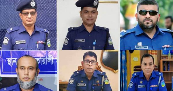 ময়মনসিংহে একদিনের ব্যবধানে ৬ থানার ওসিকে বদলি