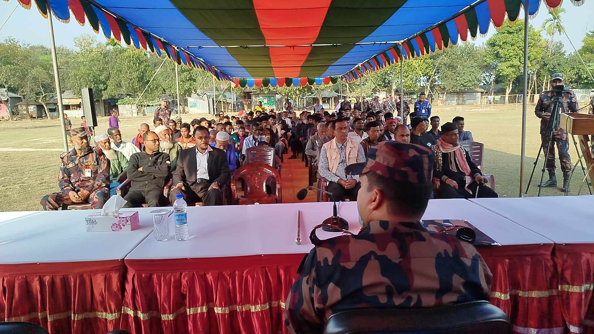 হবিগঞ্জ ব্যাটালিয়ন (৫৫ বিজিবি) কর্তৃক সীমান্তবর্তী এলাকায় জনসচেতনামূলক সভা