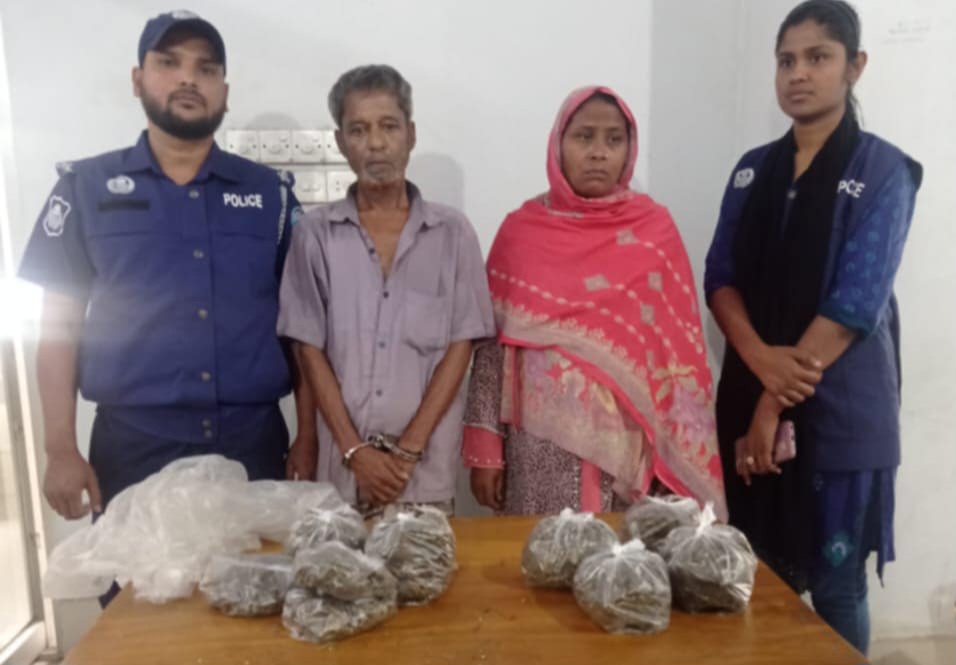 নাসিরনগরে গাঁজা সহ ২ জন আসামী গ্রেফতার