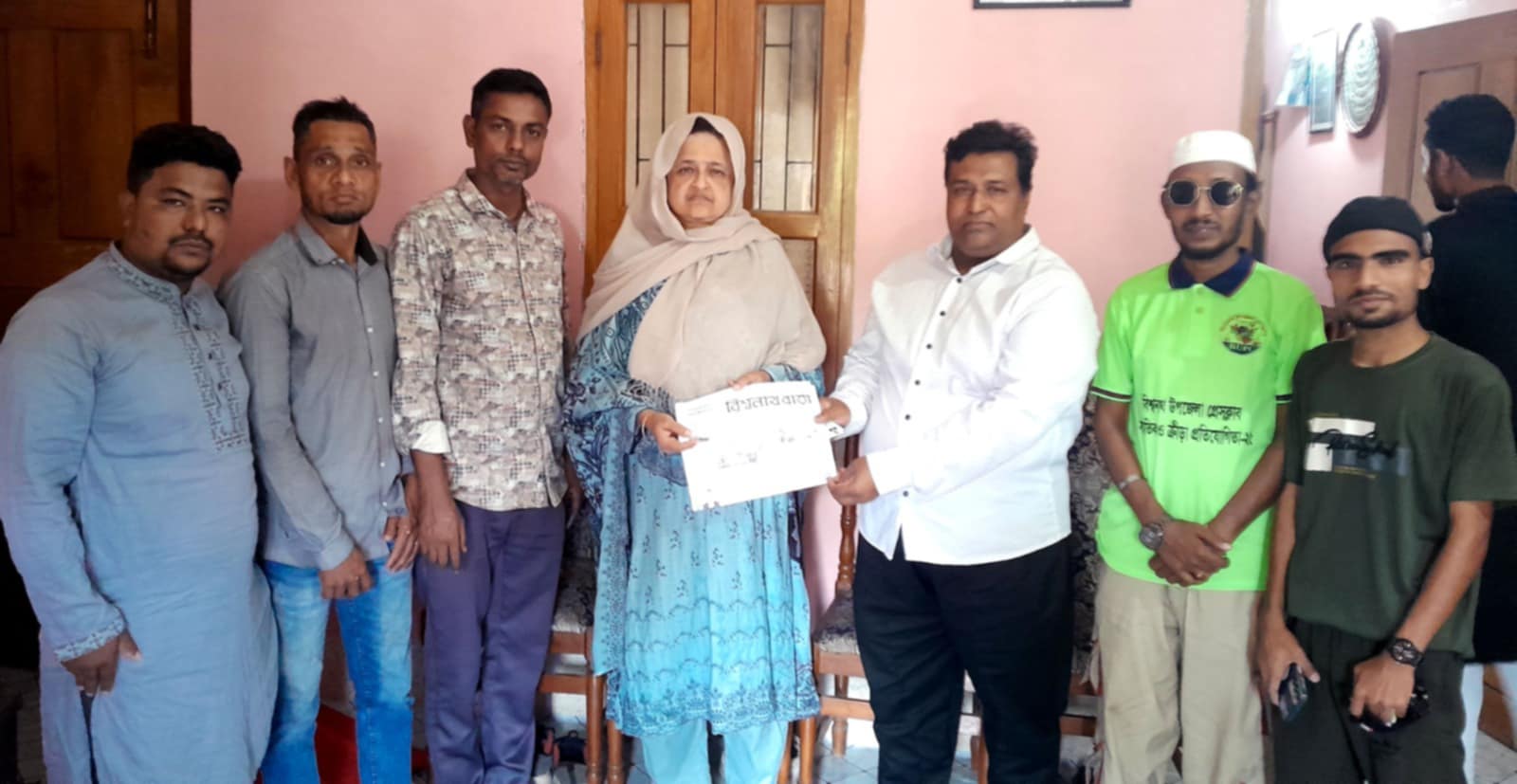 ইলিয়াস পত্নী লুনা’র সাথে বিশ্বনাথ উপজেলা প্রেসক্লাবের সৌজন্য সাক্ষাত