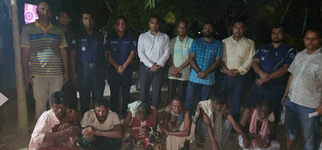 ব্রাহ্মণবাড়িয়া নাসিরনগরে মোবাইল কোর্টে ৬ জন মাদকসেবীকে গ্রেফতার