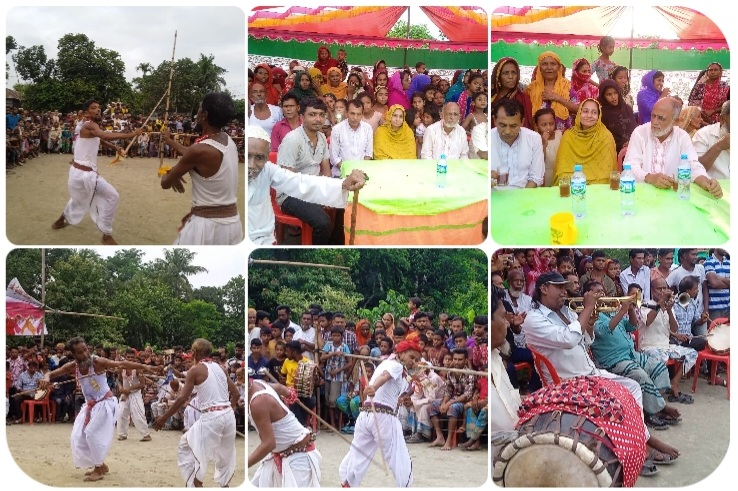 সরাইলে ফাইনাল লাঠি খেলা অনুষ্ঠিত।