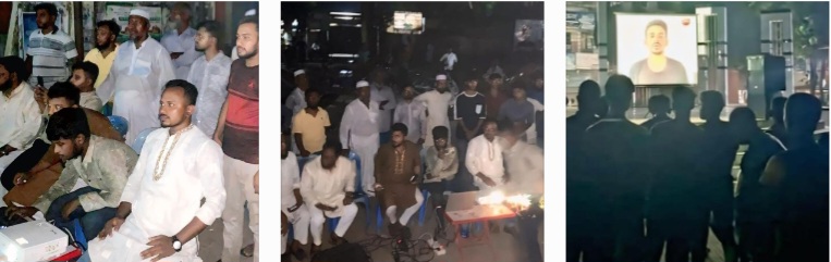ব্রাহ্মণবাড়িয়া সরাইলে জুলাই গণহত্যার ভিডিও প্রদর্শনী