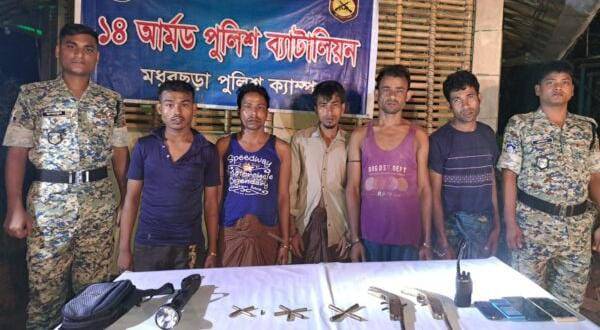 রোহিঙ্গা ক্যাম্পে ত্রিমুখী গোলাগুলি, গ্রেফতার- ৬