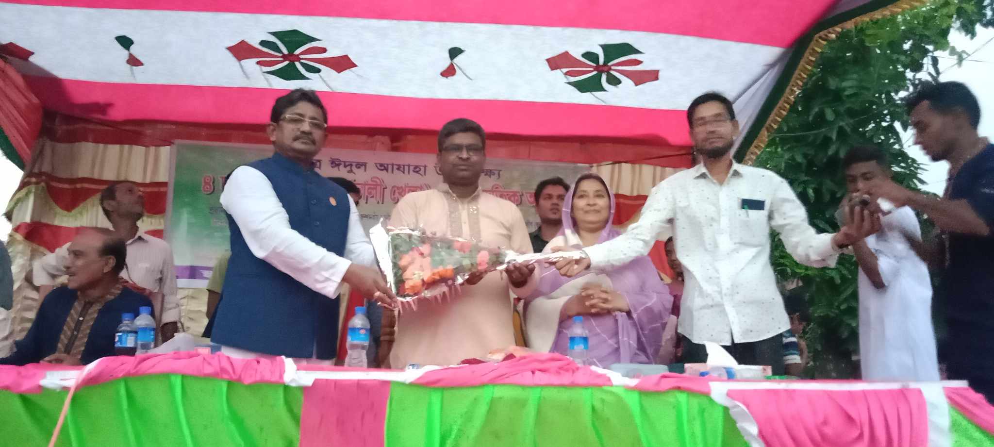 পাটকেলঘাটায় ঈদুল আযহা উপলক্ষে লাঠি খেলা অনুষ্ঠান