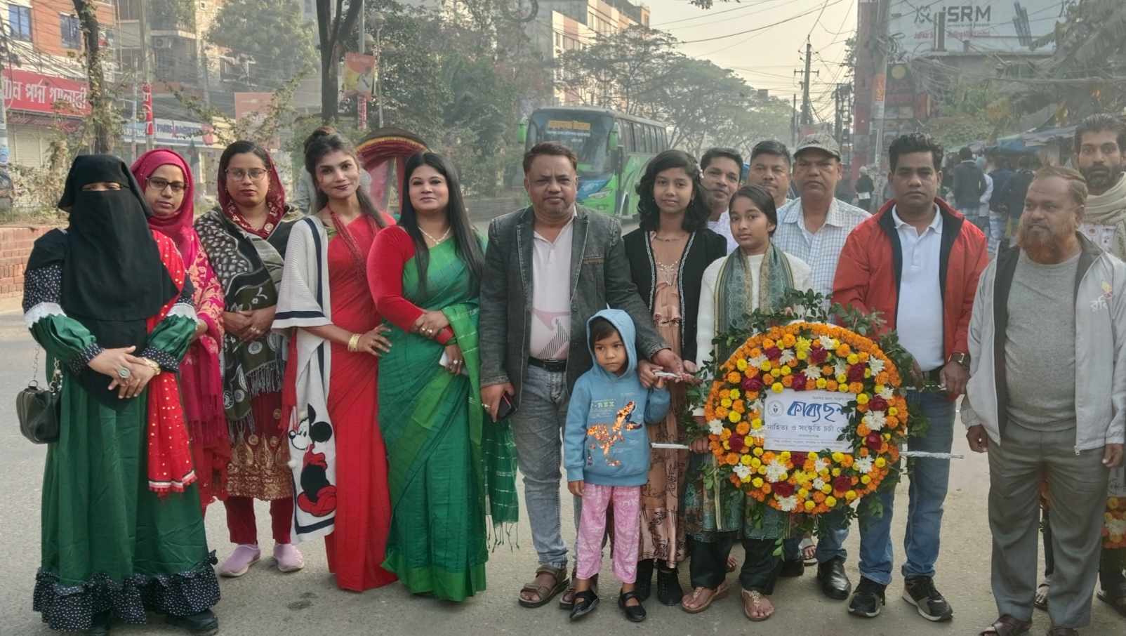 মহান বিজয় দিবসে কাব্য ছন্দ সাহিত্য ও সংস্কৃতি চর্চা কেন্দ্র সংগঠন পক্ষ থেকে শহীদদের প্রতি শ্রদ্ধাঞ্জলি