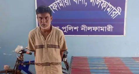 ২৪ ঘন্টার মধ্যে চুরি যাওয়া ভ্যান উদ্ধার আটক ১
