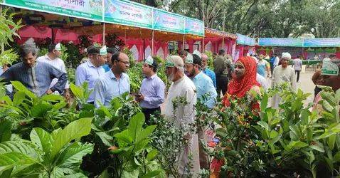 নীলফামারীর ডিমলায় বৃক্ষ মেলার শুভ উদ্বোধন।