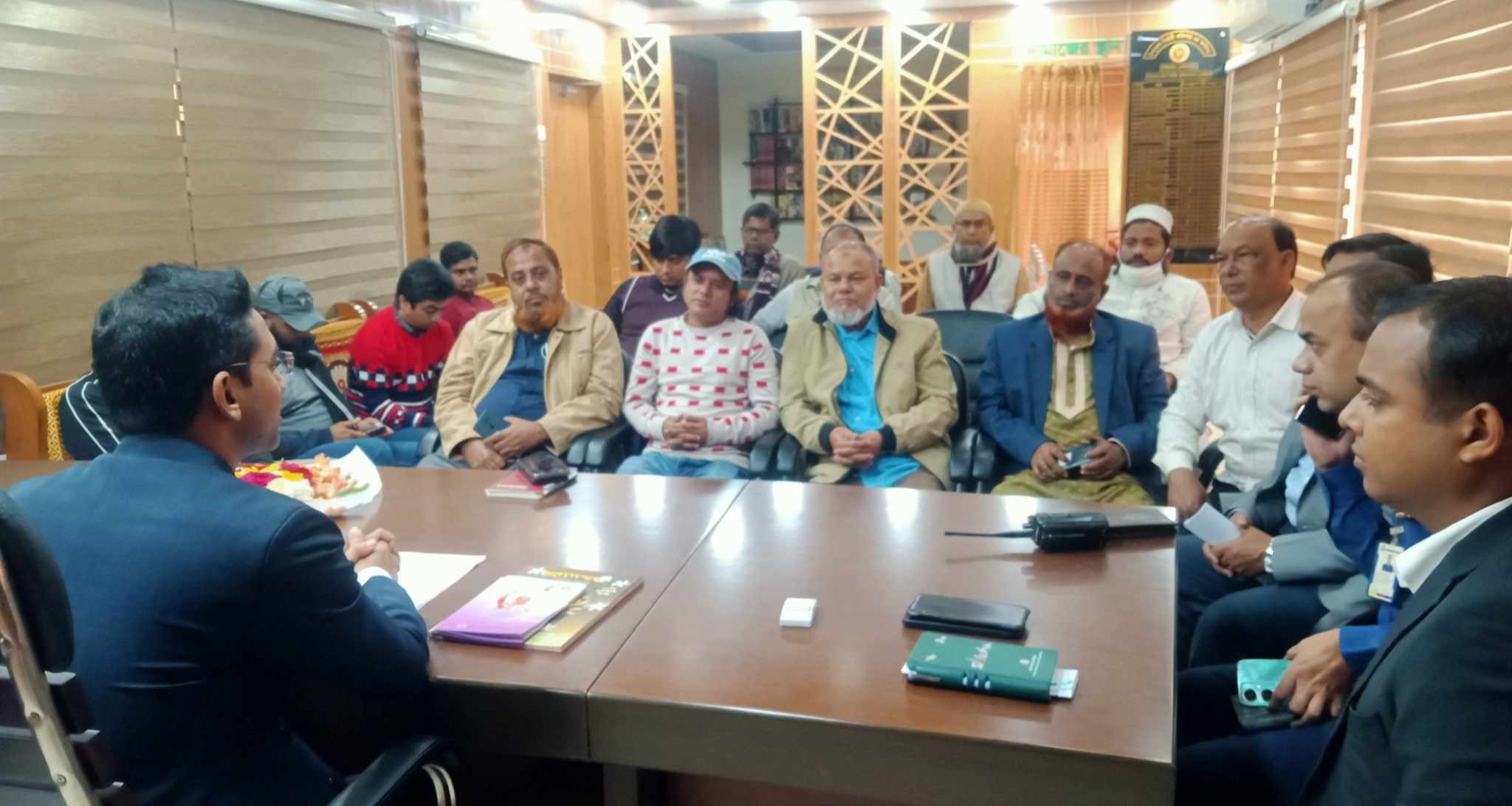 নাসিরনগর প্রেস ক্লাবের সাংবাদিকদের সাথে নবনিযুক্ত উপজেলা নির্বাহী কর্মকর্তার মতবিনিময়