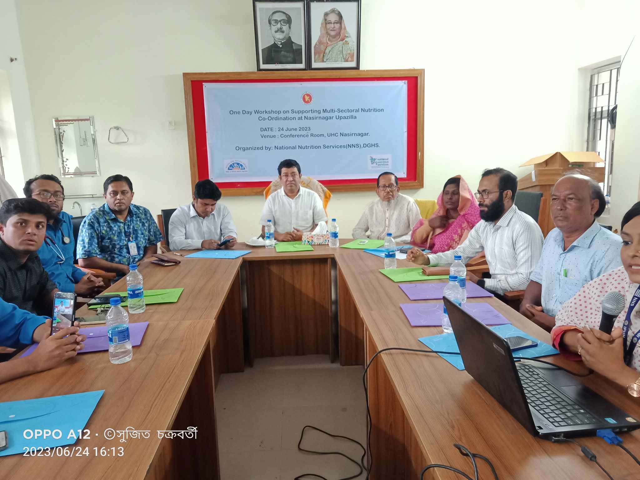 নাসিরনগরে মাল্টি সেক্টরাল নিউট্রিশন কো- অডিনেশনে সহায়তা কর্মশালা অনুষ্ঠিত