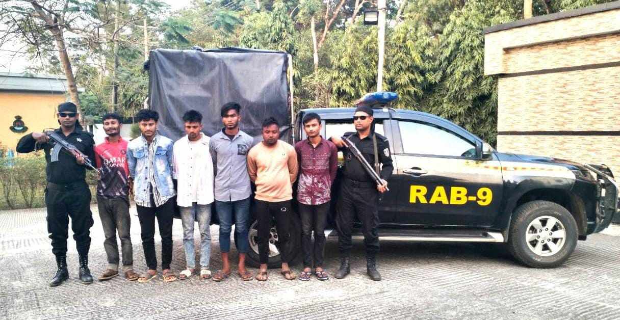 ছাতক ও বিয়ানি বাজারে র‌্যাবের অভিযানে বিপুল পরিমান ইয়াবা সহ ৮ জনকে গ্রেপ্তার