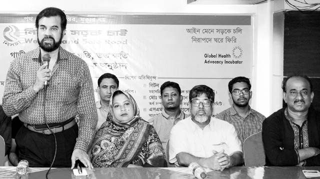 গাড়ির যত গতি,ততক্ষতি’শীর্ষক সচেতনতামূলকঅনুষ্ঠানে ইলিয়াছ কাঞ্চন