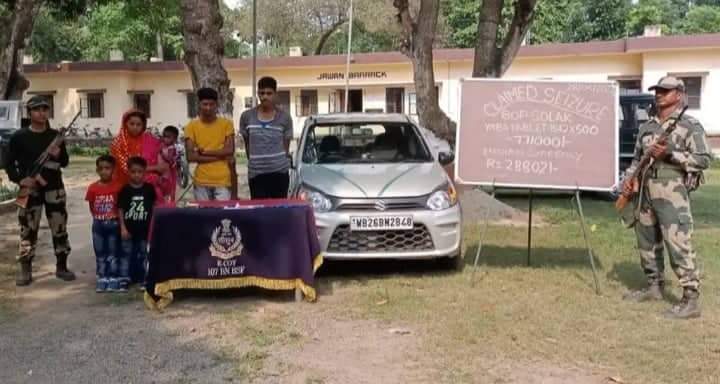 ভারত ও বাংলাদেশের বনগাঁ সীমান্তে ১৫৪২,পিস, ইয়াবা উদ্ধার করল বি এস এফ।।