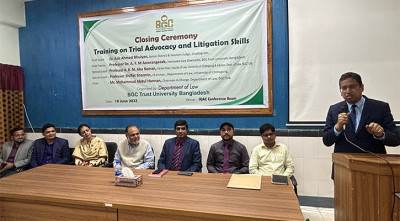 বিজিসি ট্রাস্ট ইউনিভার্সিটিতে আইন বিষয়ক কর্মশালা অনুষ্ঠিত