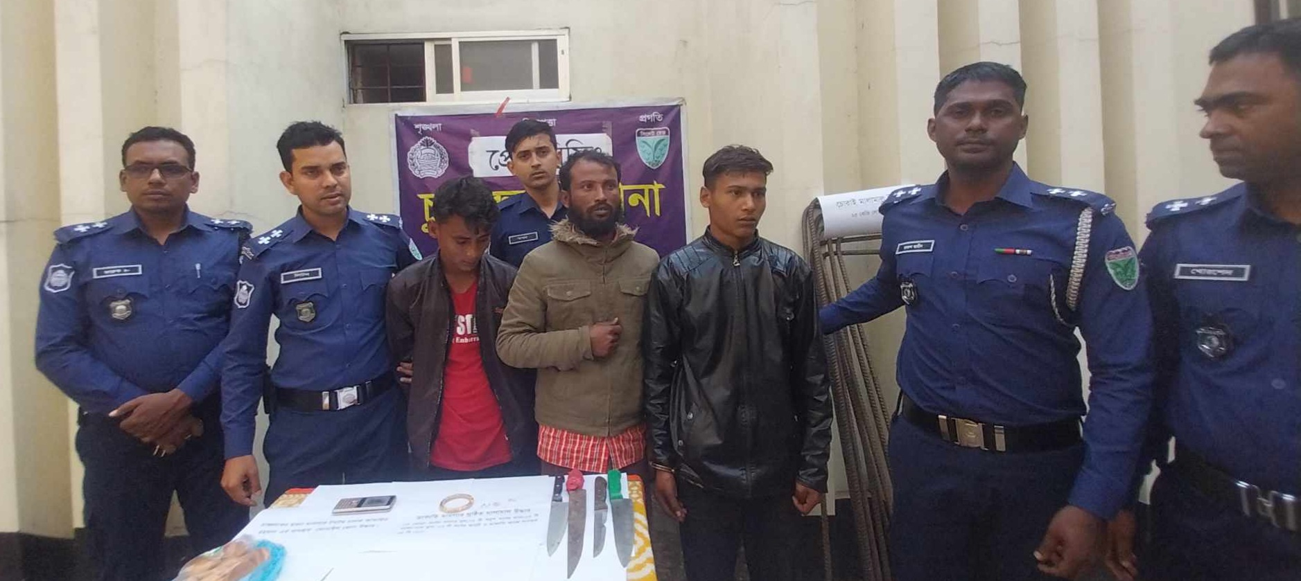 চুনারুঘাটে ইউপি চেয়ারম্যানের বাড়িতে ডাকাতি ঘঠনায় মূল ডাকাত গ্রেফতার ও মালামাল উদ্ধার
